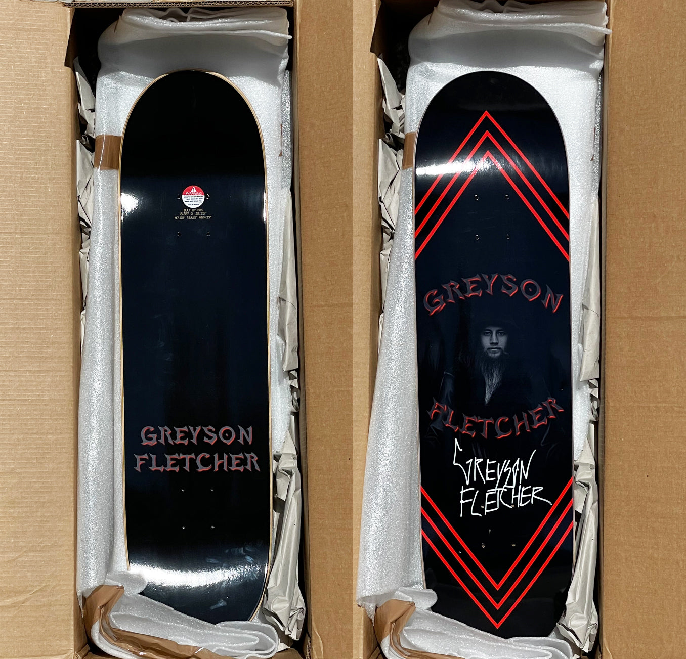 Greyson Fletcher - Limited Edition - Signed BBS Skate Deck - Gagosian Gallery Collab