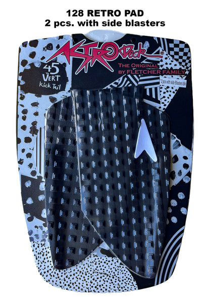 Astrodeck Surf Traction Pad - 128 Retro Pad with Side Blasters