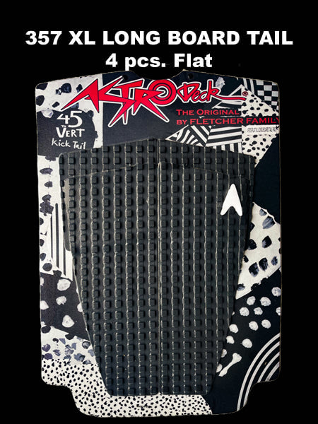 Astrodeck Surf Traction Pad - 357 XL LongBoard Tail Pad 4 pcs.