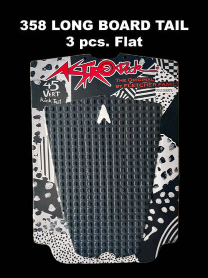 Astrodeck Surf Traction Pad - 358 Longboard Tail 3 pcs. Flat